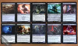 Set 10 Different Black Deathtouch Creatures *NM* English Magic MTG Commander EDH - Image 1