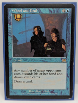 MTG Wheel and Deal Onslaught Regular Rare MP - Image 1