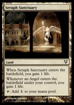 2012 Avacyn Restored Seraph Sanctuary Commander/Common #228 - Image 1