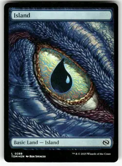 MTG | Island (#288) (Full Art) FOIL | (NM) Tarkir: Dragonstorm - Image 1