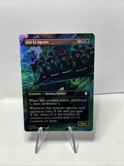 Dai Li Agents - 306 - MTG Avatar: The Last Airbender - Borderless Scene FOIL - Image 1