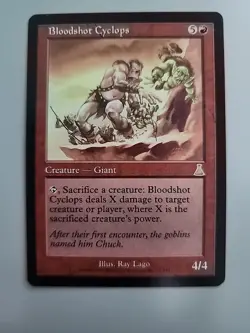 MTG Bloodshot Cyclops Urza's Destiny 77/144 Regular Rare - Image 1