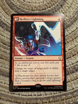 REDIRECT LIGHTNING - Rare - TLA Avatar MTG ATLA #0151 - Image 1