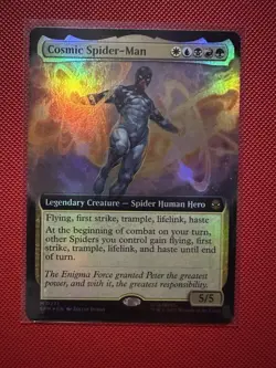Cosmic Spider-Man (Extended Art) Marvel's Spider-Man Foil - Image 1