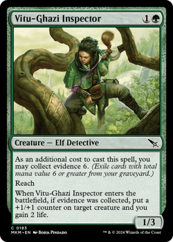 4x Vitu-Ghazi Inspector 183 NM FOIL Murders at Karlov Manor x4 MTG PLAYSET - Image 1