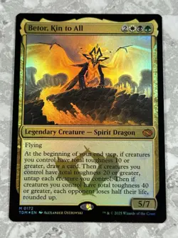 Betor, Kin to All #172 FOIL MTG Tarkir TDM NM X1 - Image 1