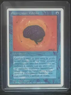 Magic MTG Italian Revised Sleight of Mind Artist Proof Near Mint Only 50 Exist! - Image 3