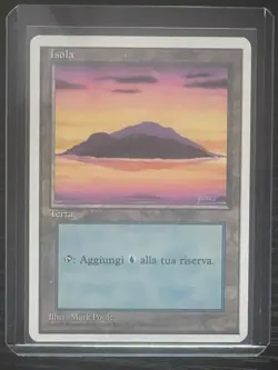 Magic MTG Italian Revised Island Artist Proof Near Mint - Only 50 Exist! - Image 3
