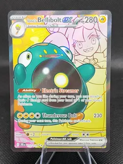 Pokemon Iono's Bellibolt ex 172/159 Journey Together SV Ultra Rare Full Art - Image 1
