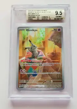2024 POKEMON SVP EN-SV BLACK STAR PROMO #075 MIMIKYU BGS 9.5 - Image 1