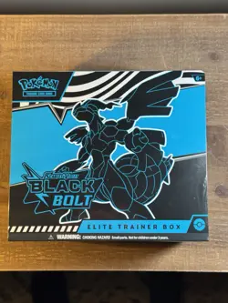 Pokemon TCG Scarlet & Violet Black Bolt Elite Trainer Box Etb Factory Sealed NEW - Image 1