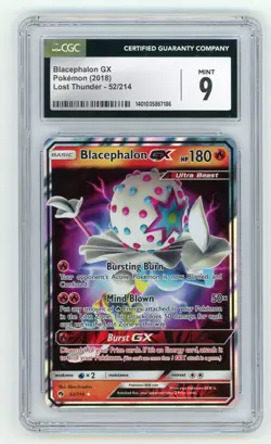 Blacephalon GX Pokemon (2018) Lost Thunder #52/214 CGC 9 MINT - Image 1