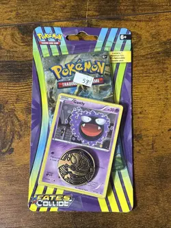 Pokemon TCG XY Fates Collide Blister Booster Pack Gastly Promo New Sealed - Image 1