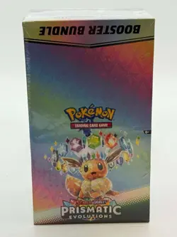 Pokemon Scarlet & Violet Prismatic Evolutions Factory Sealed Booster Bundle Case - Image 1