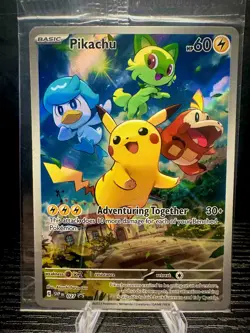 Pikachu SVP 027 Scarlet & Violet Paldea Evolved ETB Promo Sealed Pokemon TCG NM - Image 1