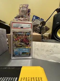 PSA 9 M GYARADOS EX 27 XY BREAKPOINT POKEMON MINT - Image 1