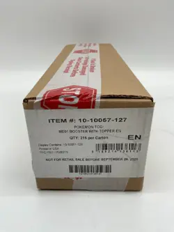 Pokemon TCG Mega Evolution ME01 Base Set Enhanced Booster Box SEALED Case NEW - Image 1