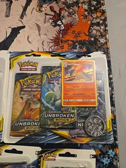 (Opened)Pokemon Unbroken Bonds 3 Pack Blisters & Checklane (Read Description) - Image 2