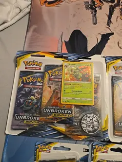 (Opened)Pokemon Unbroken Bonds 3 Pack Blisters & Checklane (Read Description) - Image 3