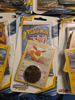 (Opened)Pokemon Unbroken Bonds 3 Pack Blisters & Checklane (Read Description) - Image 5