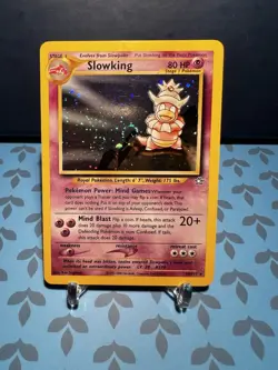 Slowking Holo Swirl Rare 14/111 - Pokemon - Neo Genesis Unlimited NM / LP - Image 1