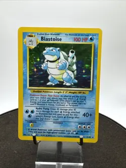 1999 Pokemon Blastoise 2/102 Base Set Unlimited Holo Vintage - Image 1