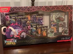 Pokemon TCG PALDEAN FATES Great Tusk Iron Treads Ex Premium Collection ✅ NEW 🔥 - Image 1