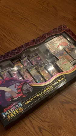 Pokemon TCG PALDEAN FATES Great Tusk Iron Treads Ex Premium Collection ✅ NEW 🔥 - Image 4