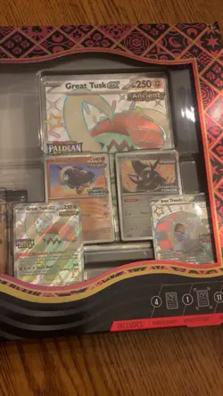 Pokemon TCG PALDEAN FATES Great Tusk Iron Treads Ex Premium Collection ✅ NEW 🔥 - Image 5