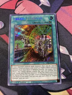 Yugioh! Urgent Schedule - LDS2-EN125 - Secret Rare - 1st Edition NM - Image 1
