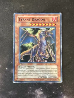 YuGiOh Tyrant Dragon - SDRL-EN009 - Common - 1st Edition MP - Image 1