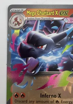 Mega Charizard X ex Double Rare 13/94 Phantasmal Flames Pokemon TCG Card - Image 4