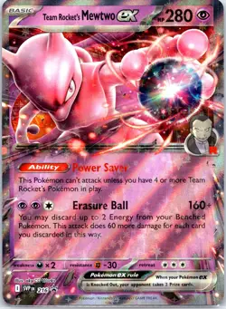 Team Rocket's Mewtwo ex Promo SV: Scarlet & Violet Promo Cards 216 NM - Image 1