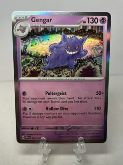 Gengar 94/165 - SV: Scarlet & Violet 151 - Holo Pokemon Card - NM - Image 1