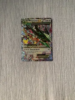 Pokemon TCG Celebrations Mega Rayquaza EX Card Mint Fresh From Pack - Image 1