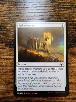 MTG Ephemerate Modern Horizons Foil Card Near Mint Condition - Image 1
