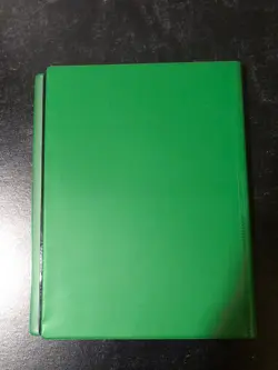 Monster Protectors 4 Pocket Trading Card Album Binder - Medium Green New Unused - Image 2