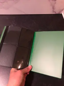 Monster Protectors 4 Pocket Trading Card Album Binder - Medium Green New Unused - Image 5