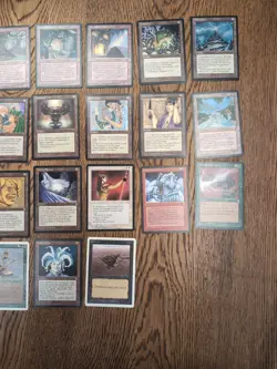 Magic The Gathering Fallen Empires 26 Special Lands Artifacts And Extra Cards - Image 3