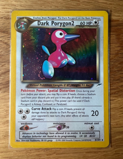 Dark Porygon 2 8/105 Pokemon Card TCG Neo Destiny Near Mint Holo - Image 1