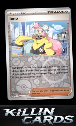 Reverse Holofoil Iono - 080/091 080/091 Pokemon Uncommon SV: Paldean Fates Card - Image 1