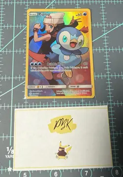 Pokemon TCG Piplup Trainer Gallery 2019 Cosmic Eclipse Secret Rare Card 239/236 - Image 1