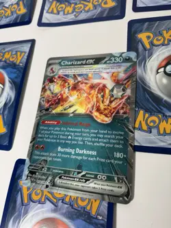 Pokemon EX Jumbo Card Lot Charizard, Mewtwo, Blastoise, Meowth, Holographic. - Image 2