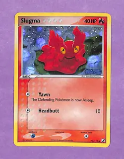 Pokemon Card - Slugma Unseen Forces 73/115 Reverse Holo Stamped - Image 1