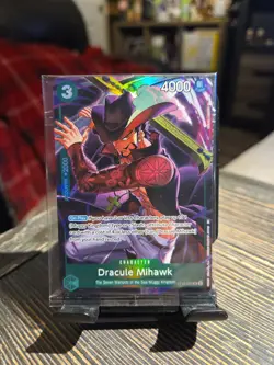 Dracule Mihawk ST21-003 Illustration Box Vol. 4 Promo One Piece Card Game ENG NM - Image 1
