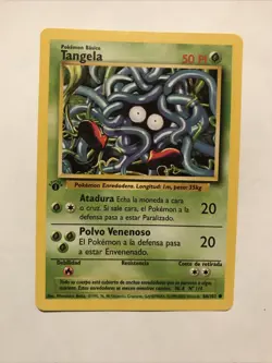 Tangela 1st Edition Base Set Spanish Common NM 66/102 Card - Image 1