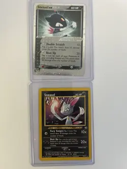 Pokemon 2003 Sneasel EX Ruby and Sapphire Holo Ultra Rare Card 103/109 - Image 1