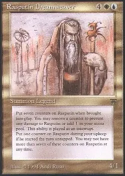 MTG Rasputin Dreamweaver, Moderate Play, English Legends - Image 1