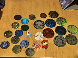 Pokemon Enamel Pins and Coins - Image 1