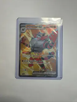 Incineroar EX 187/162 Full Art NM/M Temporal Forces Pokemon Card - Image 1